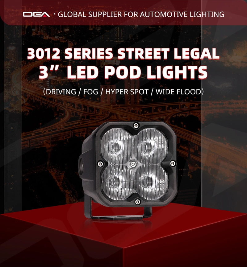 Exclusive Design Flush Mounted 20W off-Road 3 Inch LED Pods Lights