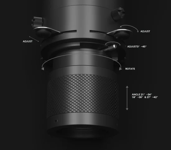 갤러리 박물관 미니 10W 20W LED 실내 조명 프로젝트 트랙 프레임 줌이 가능한 초점 디밍이 가능한 조절 가능한 스포트라이트 COB 트랙 라이트