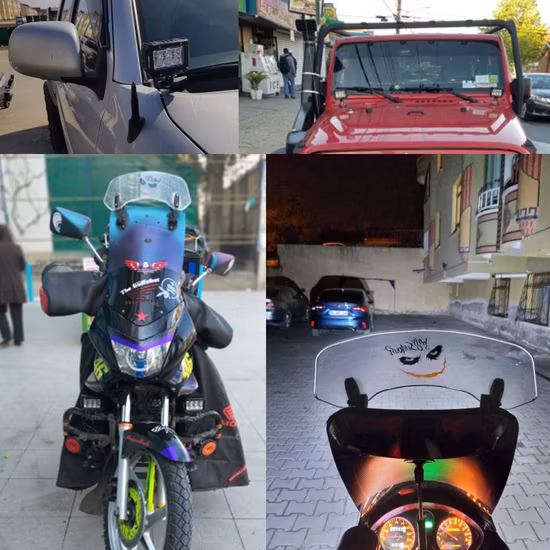 스팟 안개 포드 작업 경트럭 자동차 차량 범퍼 흰색 노란색 2톤 오프로드 보조 LED 운전등