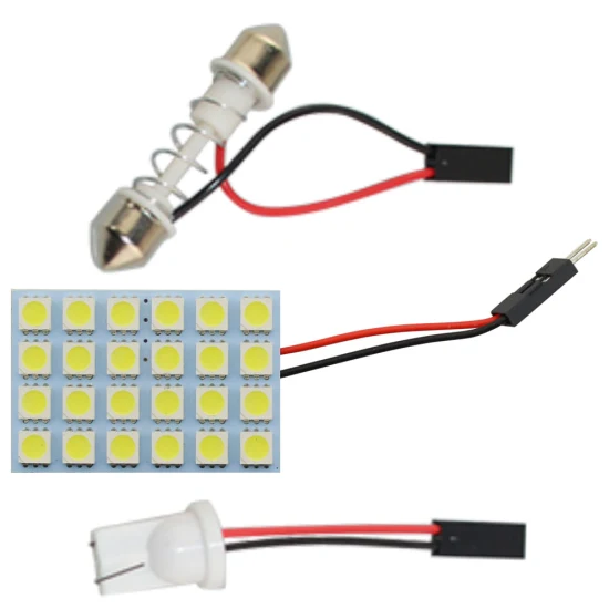 12V Festoon 5050 48SMD 자동차 LED 인테리어 패널 조명 C5w W5w T10 자동차 지붕 LED 돔 전구 자동차 인테리어 조명